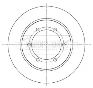 BORG & BECK bbd5414 -  Тормозной диск